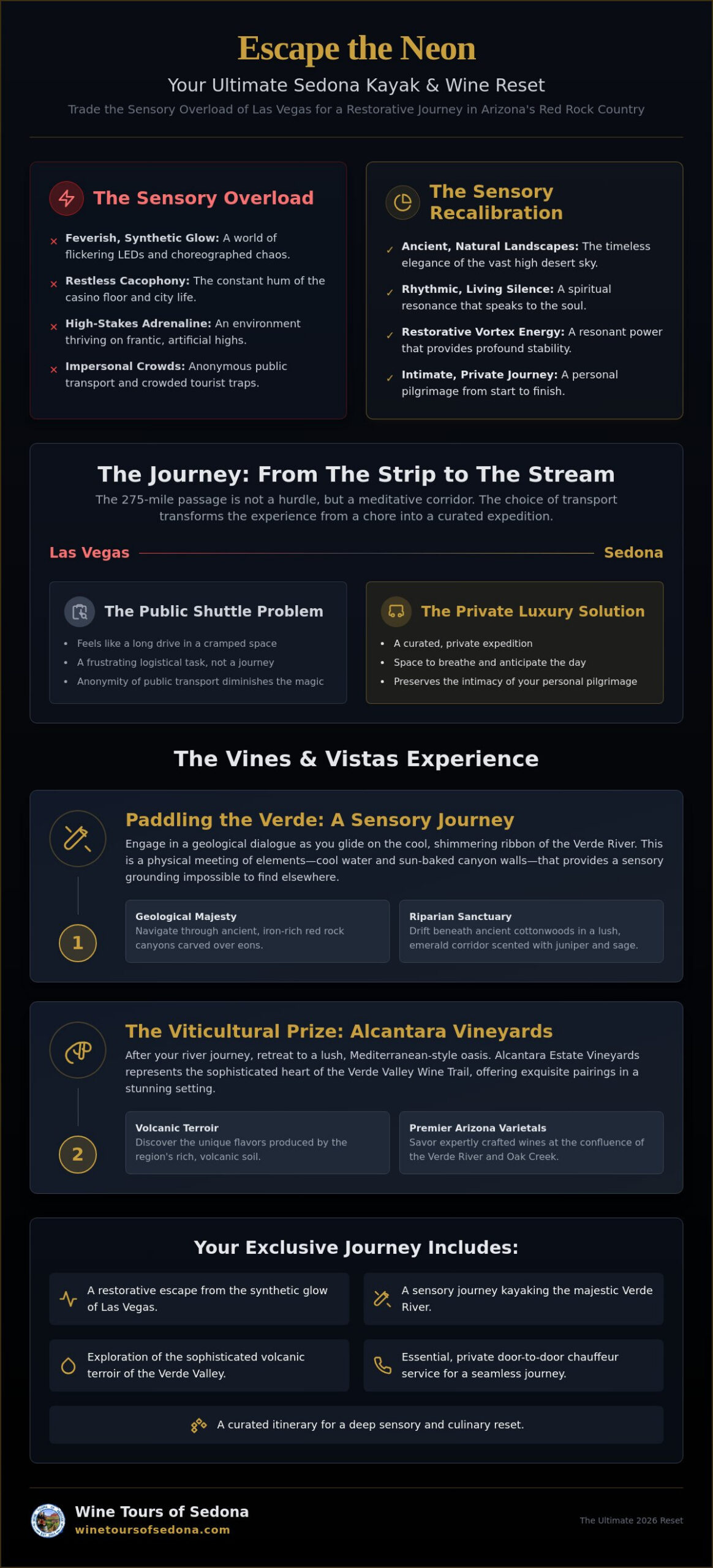 Sedona Kayak and Wine Tour: The Ultimate 2026 Vegas-to-Vines Escape