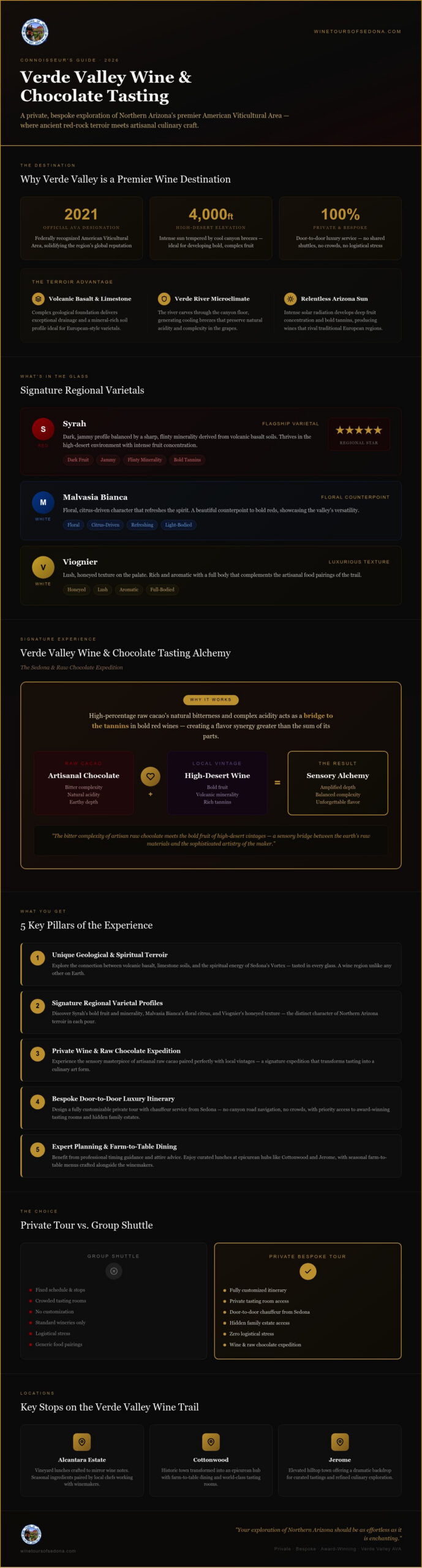 Verde Valley Wine and Dine Tours: A Connoisseur’s Guide to 2026